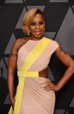 MARY J. BLIGE at AMPAS 9th Annual Governors Awards in Hollywood 11/11/2017