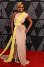 MARY J. BLIGE at AMPAS 9th Annual Governors Awards in Hollywood 11/11/2017