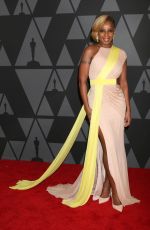 MARY J. BLIGE at AMPAS 9th Annual Governors Awards in Hollywood 11/11/2017