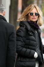 MEG RYAN and John Mellencamp Out for Breakfast in New York 11/18/2017