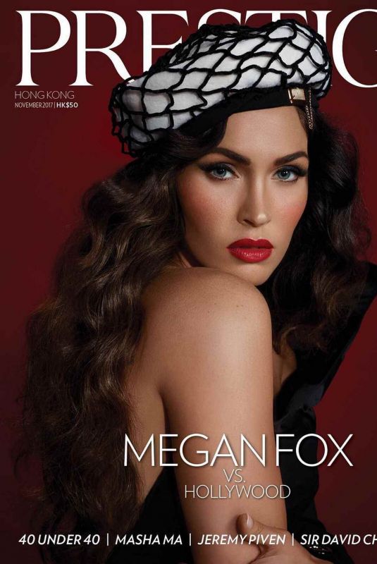 MEGAN FOX for Prestige Magazine, Hong Kong November 2017
