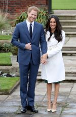 MEGHAN MARKLE and Prince Harry Announce Their Engagement at Kensington Palace 11/27/2017