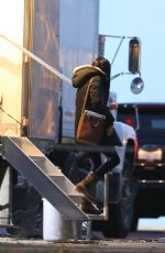 MEGHAN MARKLE on the Set of Suits in Toronto 11/12/2017