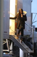 MEGHAN MARKLE on the Set of Suits in Toronto 11/12/2017