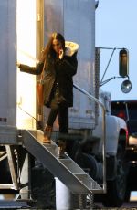 MEGHAN MARKLE on the Set of Suits in Toronto 11/12/2017