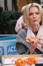 MEGYN KELLY Eats Pizza at Access Hollywood in New York 11/14/2017