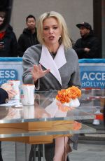 MEGYN KELLY Eats Pizza at Access Hollywood in New York 11/14/2017