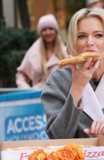 MEGYN KELLY Eats Pizza at Access Hollywood in New York 11/14/2017