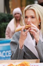MEGYN KELLY Eats Pizza at Access Hollywood in New York 11/14/2017