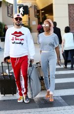 MELANIE BROWN and Gary Madatyan Out and About in Los Angeles 11/23/2017