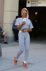 MELANIE BROWN and Gary Madatyan Out and About in Los Angeles 11/23/2017