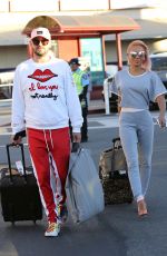 MELANIE BROWN and Gary Madatyan Out and About in Los Angeles 11/23/2017
