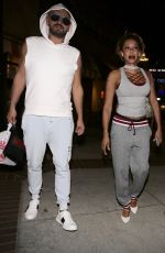 MELANIE BROWN Out for Dinner in Glendale 11/05/2017