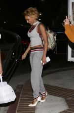 MELANIE BROWN Out for Dinner in Glendale 11/05/2017