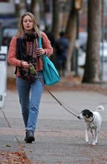 MELISSA BENOIST Out with Her Dog in Vancouver 11/15/2017
