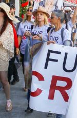 MENA SUVARI at Anti-fur Protest in Los Angeles 11/24/2017