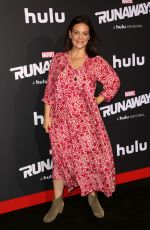 MEREDITH SALENGER at Runaways Premiere in Los Angeles 11/16/2017