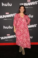 MEREDITH SALENGER at Runaways Premiere in Los Angeles 11/16/2017