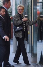 MERYL STREEP Out for Coffe in New York 11/20/2017