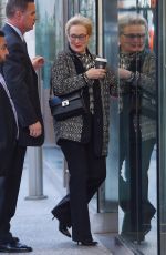MERYL STREEP Out for Coffe in New York 11/20/2017