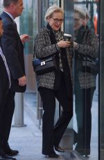 MERYL STREEP Out for Coffe in New York 11/20/2017
