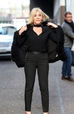 MICHELLE COLLINS Arrives at ITV Studios in London 11/28/2017