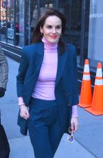 MICHELLE DOCKERY Arrives at AOL Build in New York 11/20/2017