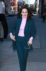MICHELLE DOCKERY Arrives at AOL Build in New York 11/20/2017