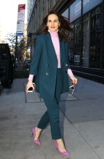 MICHELLE DOCKERY Arrives at AOL Build in New York 11/20/2017