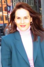 MICHELLE DOCKERY Arrives at AOL Build in New York 11/20/2017