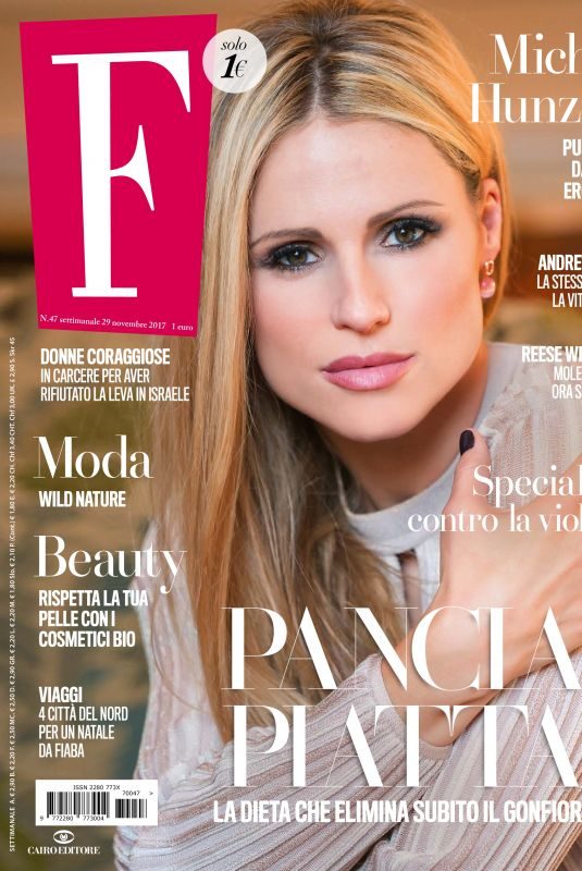 MICHELLE HUNZIKER in F Magazine, November 2017