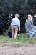 MICHELLE PFEIFFER on the Set of Ant-man and The Wasp at a Beach in Hawaii 11/19/2017