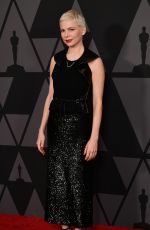 MICHELLE WILLIAMS at AMPAS 9th Annual Governors Awards in Hollywood 11/11/2017