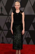 MICHELLE WILLIAMS at AMPAS 9th Annual Governors Awards in Hollywood 11/11/2017