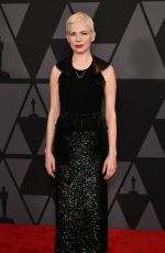 MICHELLE WILLIAMS at AMPAS 9th Annual Governors Awards in Hollywood 11/11/2017