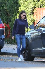 MILA KUNIS Arrives to Her Car in Los Angeles 11/27/2017