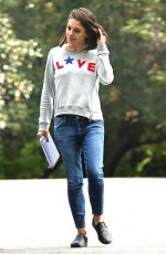 MILA KUNIS Ot and About in Los Angeles 11/10/2017