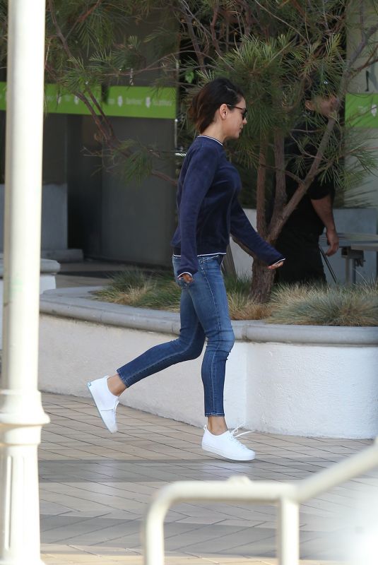 MILA KUNIS Out for Lunch in Studio City 11/27/2017