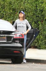 MILA KUNIS Out in Los Angeles 10/31/2017