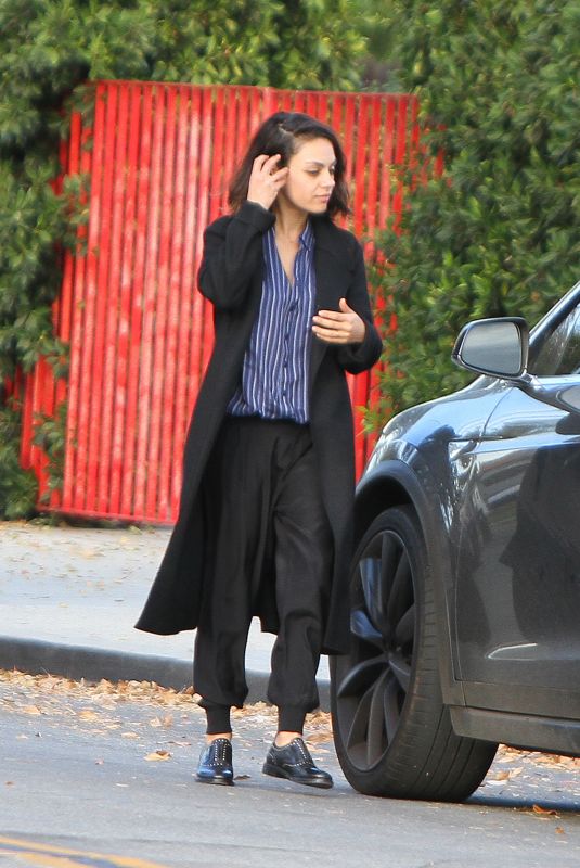 MILA KUNIS Out in Los Angeles 11/29/2017