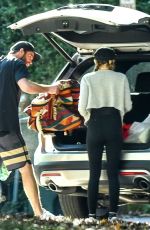 MILEY CYRUS and Liam Hemsworth Out Sopping in Savannah 11/01/2017