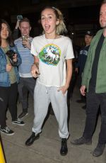 MILEY CYRUS Arrives at Her Hotel in New York 111/03/2017