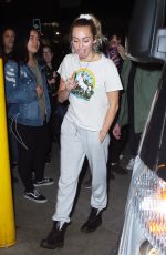 MILEY CYRUS Greeting Fans Out in New York 11/03/2017