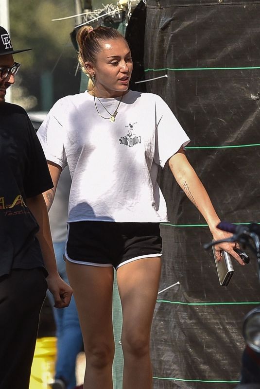 MILEY CYRUS Out Shopping in Savannah 11/07/2017