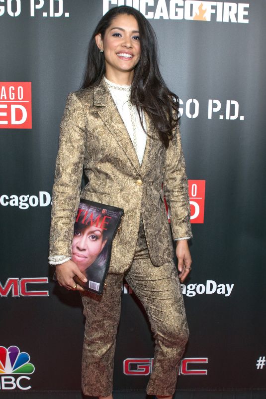 MIRANDA RAE MAYO at 3rd Annual NBC One Chicago Party in Chicago 10/31/2017