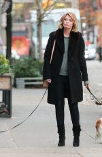MISCHA BARTON Walks Her Dogs in New York 11/13/2017