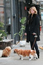 MISCHA BARTON Walks Her Dogs in New York 11/13/2017