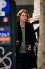 MISCHA BARTON Walks Her Dogs in New York 11/13/2017