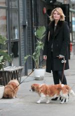 MISCHA BARTON Walks Her Dogs in New York 11/13/2017