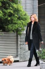 MISCHA BARTON Walks Her Dogs in New York 11/13/2017